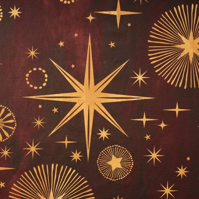 Stain-proof resined tablecloth Muaré Christmas...