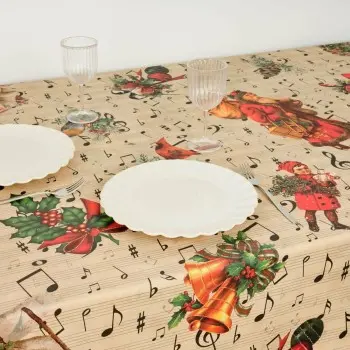 Stain-proof resined tablecloth Muaré Christmas Sheet... 2