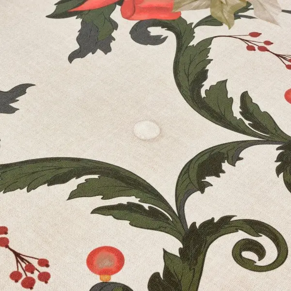 Stain-proof resined tablecloth Muaré Christmas Symetric 100 x 140 cm