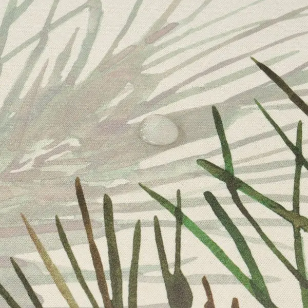 Stain-proof resined tablecloth Muaré Christmas Flowers 300 x 140 cm