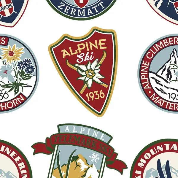 Stain-proof resined tablecloth Muaré Christmas Sky 300 x 140 cm