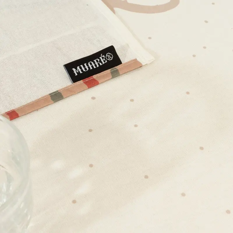 Stain-proof resined tablecloth Muaré Christmas...