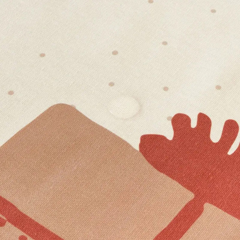 Stain-proof resined tablecloth Muaré Christmas...