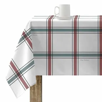 Stain-proof resined tablecloth Muaré Elegant Christmas...