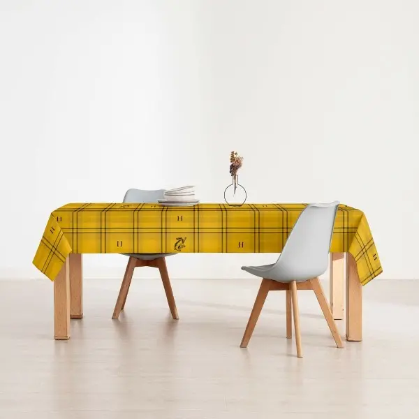 Stain-proof resined tablecloth Harry Potter Hufflepuff 300 x 140 cm