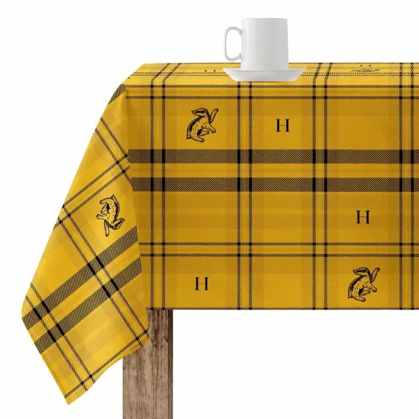 Stain-proof resined tablecloth Harry Potter Hufflepuff 250 x 140 cm