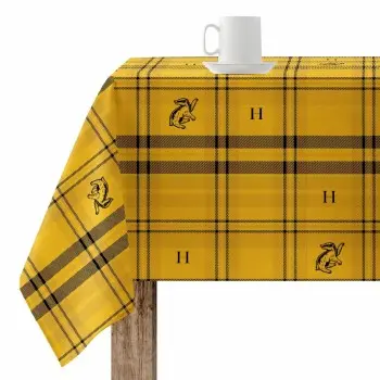 Stain-proof resined tablecloth Harry Potter Hufflepuff...