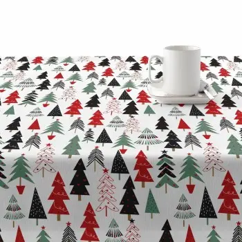 Stain-proof resined tablecloth Muaré Laponia 140 x 140 cm 2