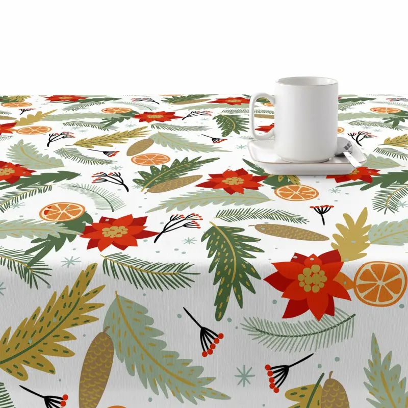 Stain-proof resined tablecloth Muaré Merry...