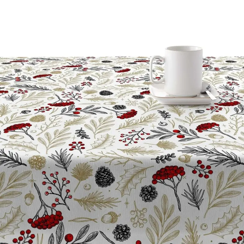 Stain-proof resined tablecloth Muaré Merry...