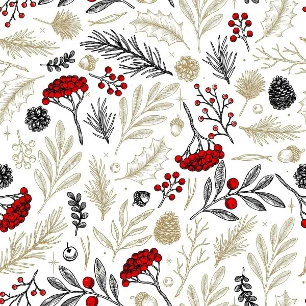 Stain-proof resined tablecloth Muaré Merry Christmas 300 x 140 cm