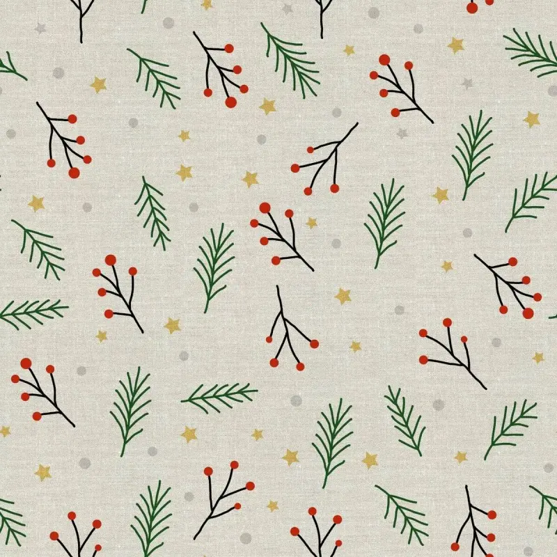 Stain-proof resined tablecloth Muaré Merry...