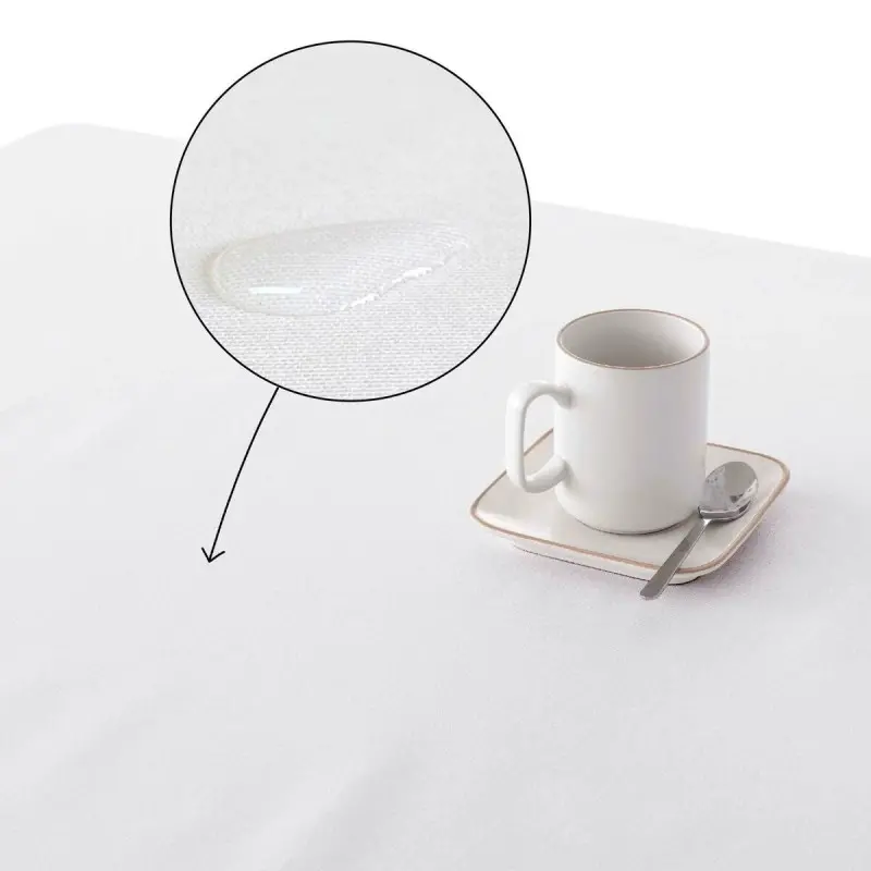 Stain-proof resined tablecloth Muaré Merry...