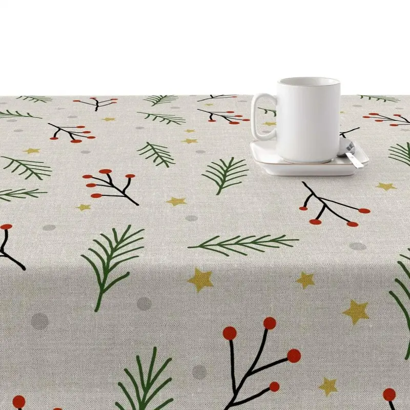 Stain-proof resined tablecloth Muaré Merry...