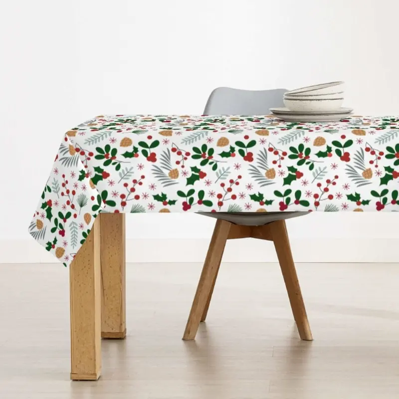 Stain-proof resined tablecloth Muaré Merry...