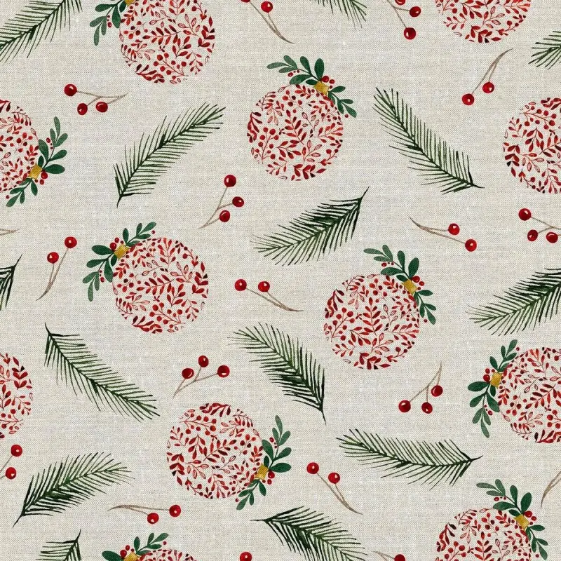 Stain-proof resined tablecloth Muaré Merry...