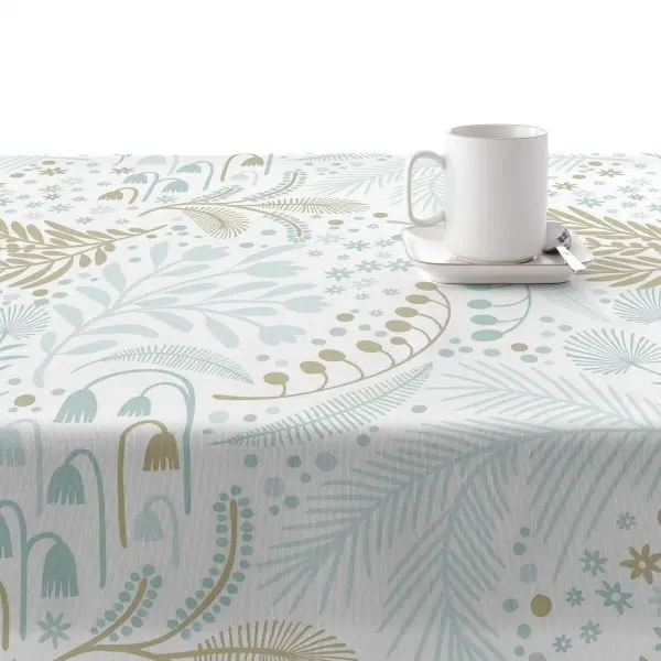 Stain-proof resined tablecloth Muaré Merry Christmas 100 x 140 cm