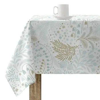Stain-proof resined tablecloth Muaré Merry Christmas 200... 2