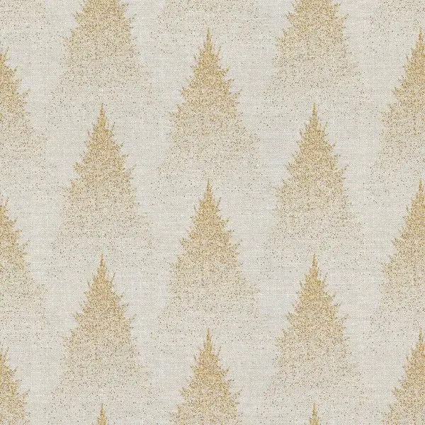 Stain-proof resined tablecloth Muaré Merry Christmas 200 x 140 cm