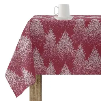 Stain-proof resined tablecloth Muaré Merry Christmas 200...