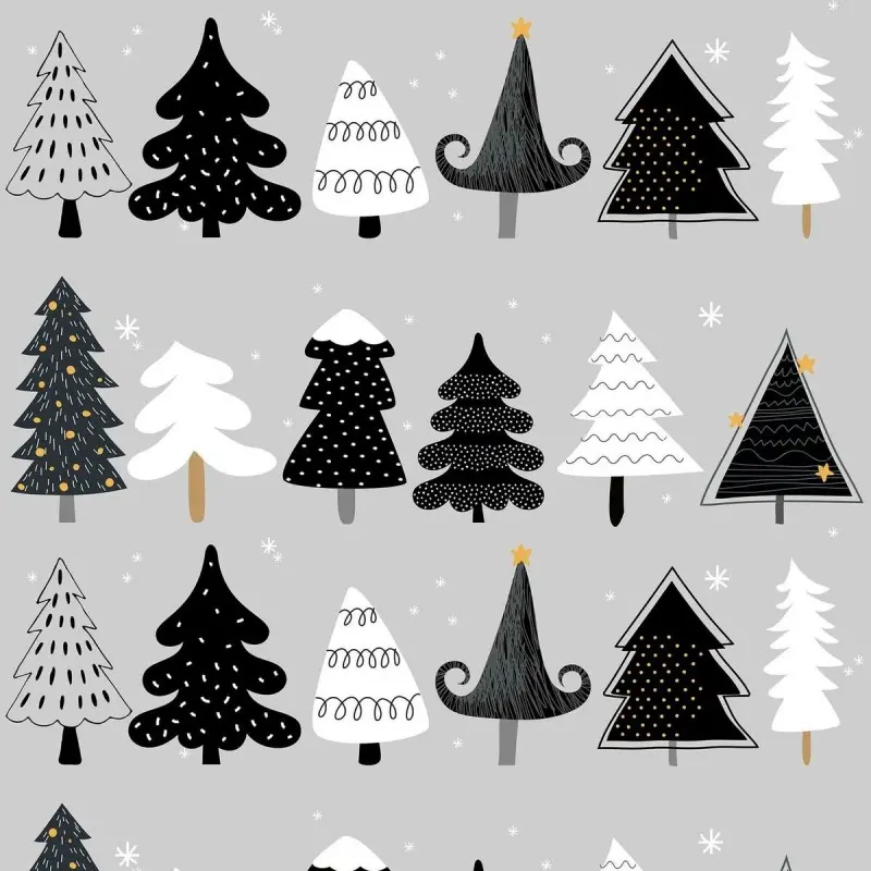 Stain-proof resined tablecloth Muaré Noel 200 x...