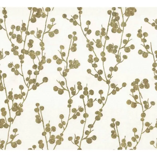 Stain-proof resined tablecloth Muaré Tree Gold 100 x 140 cm