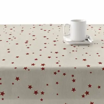 Stain-proof resined tablecloth Muaré Merry Christmas 100... 2
