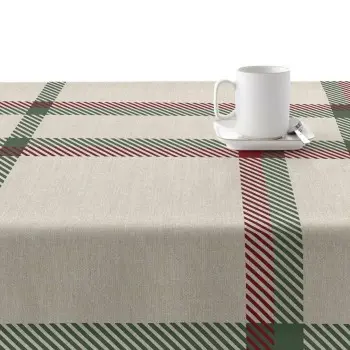Stain-proof resined tablecloth Muaré Christmas 100 x 200 cm 2