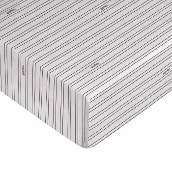 Fitted sheet Harry Potter White Burgundy 160 x 200 cm 2