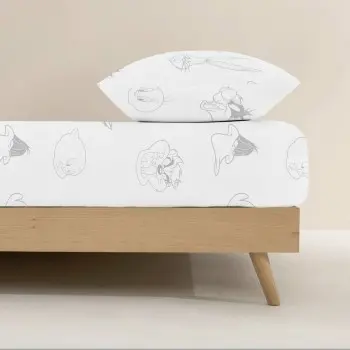 Fitted sheet Looney Tunes 180 x 200 cm 2