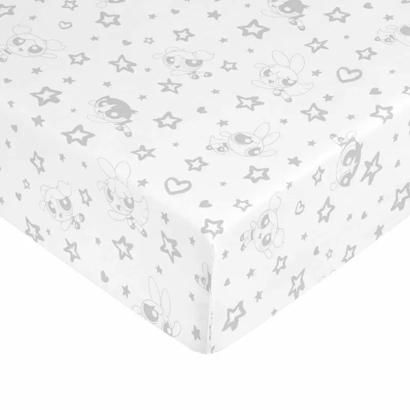 Fitted bottom sheet Powerpuff Girls 105 x 200 cm