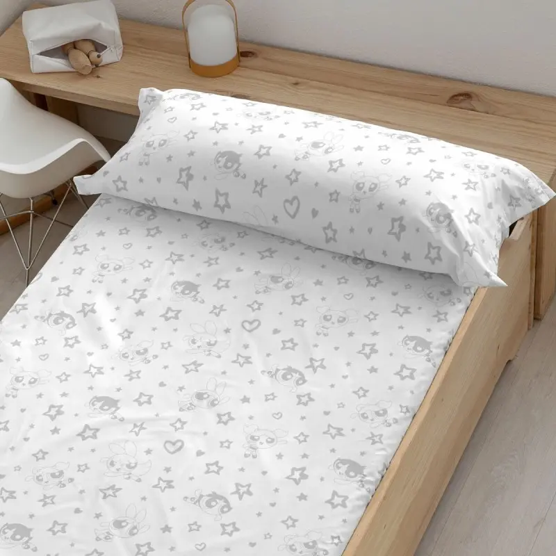 Fitted bottom sheet Powerpuff Girls 105 x 200 cm