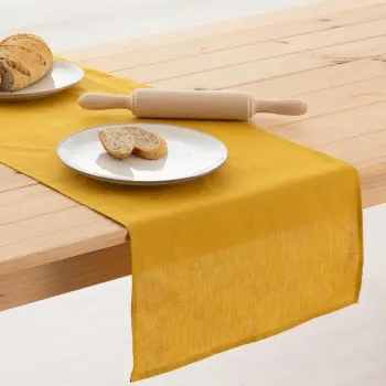Table Runner Muaré Mustard 45 x 140 cm 2