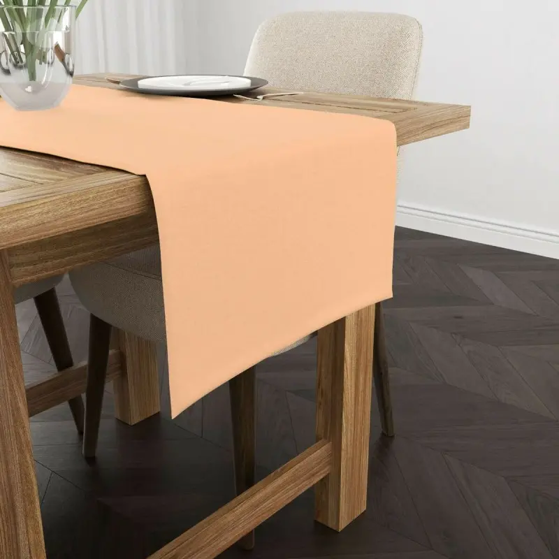 Table Runner Muaré Salmon 45 x 140 cm
