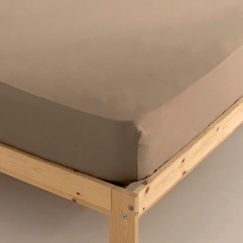 Fitted bottom sheet Terracota Greige 90 x 200 cm
