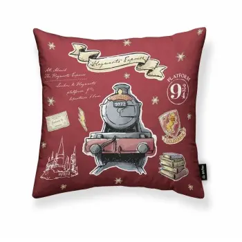 Cushion cover Harry Potter Hogwarts Express Burgundy 50 x...
