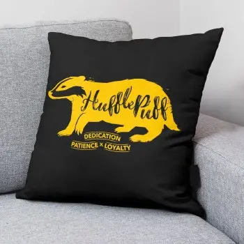 Cushion cover Harry Potter Hufflepuff Black 50 x 50 cm 2