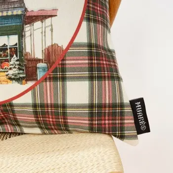 Cushion cover Muaré Christmas City 50 x 50 cm 2