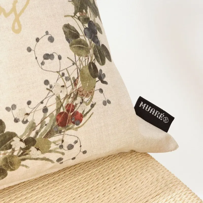 Cushion cover Muaré Mistletoe 50 x 50 cm