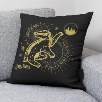Cushion cover Harry Potter Hufflepuff Black 50 x 50 cm 2