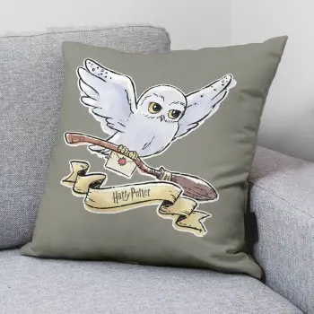 Cushion cover Harry Potter Hedwig Grey 50 x 50 cm 2