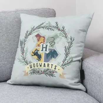 Cushion cover Harry Potter Hogwarts Christmas Light grey... 2