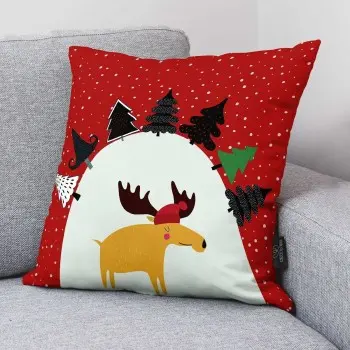 Cushion cover Muaré Reindeer 50 x 50 cm 2