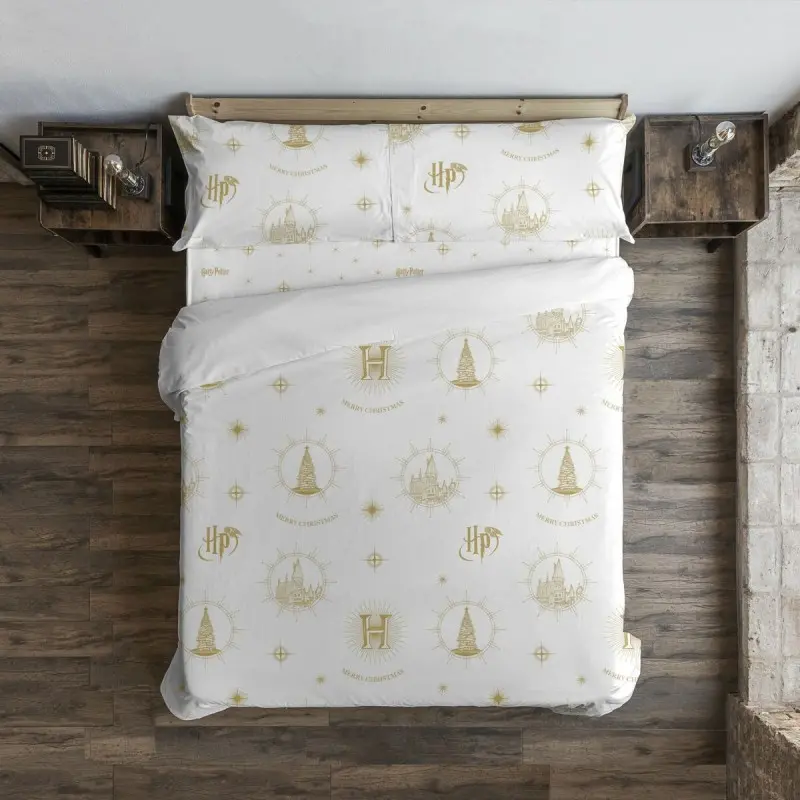Nordic cover Harry Potter Hogwarts Gold Christmas 240 x 220 cm King size