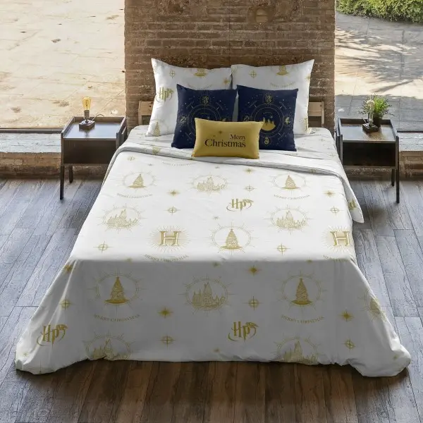 Nordic cover Harry Potter Hogwarts Gold Christmas 220 x 220 cm Double