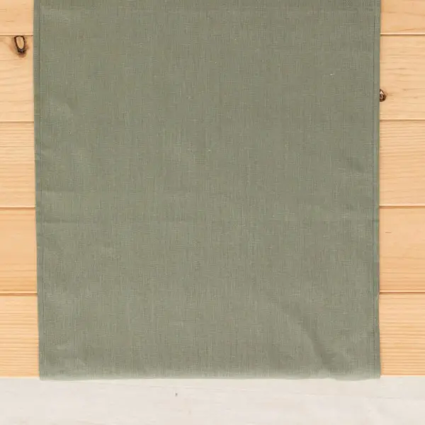 Table Runner Muaré Military green 45 x 140 cm