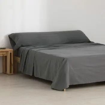 Bedding set Terracota Anthracite Double 210 x 270 cm 2