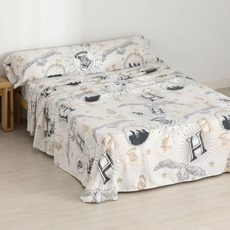 Bedding set Harry Potter Beige Multicolour Single 160 x 270 cm 160 x 200 cm