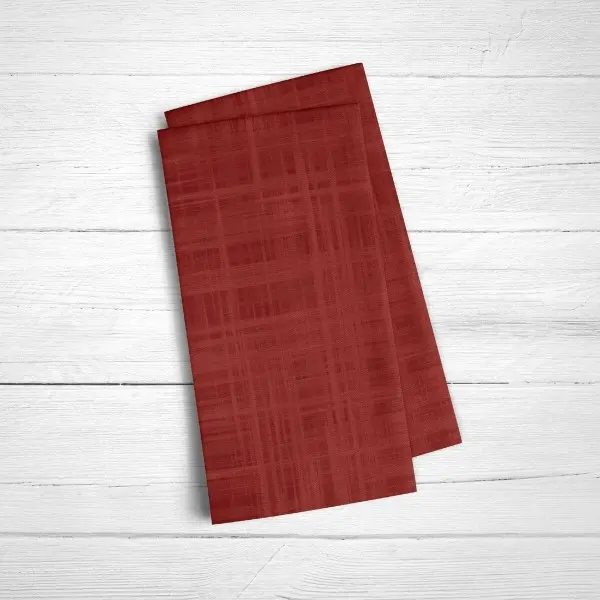 Napkins Muaré Red 2 Units