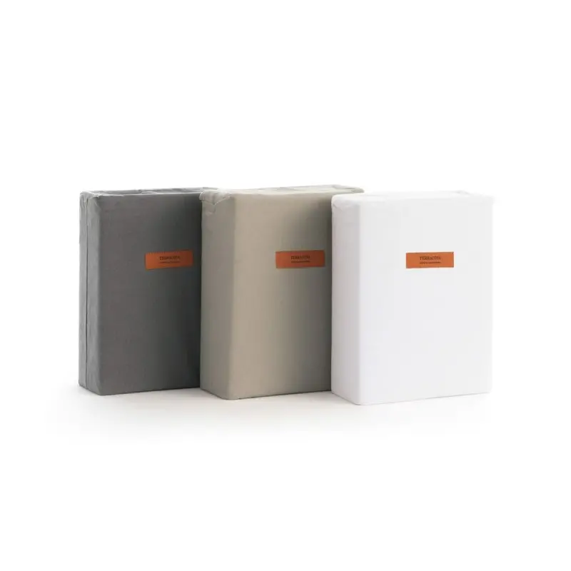 Bedding set Terracota White Double 210 x 270 cm
